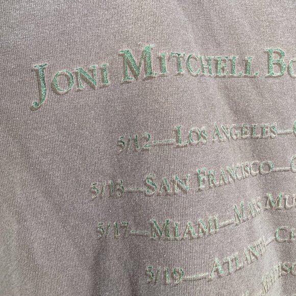 JONI MITCHELL BOTH SIDES NOW OFFICIAL TOUR T-SHIRT 2000 RARE - Picture 6 of 7